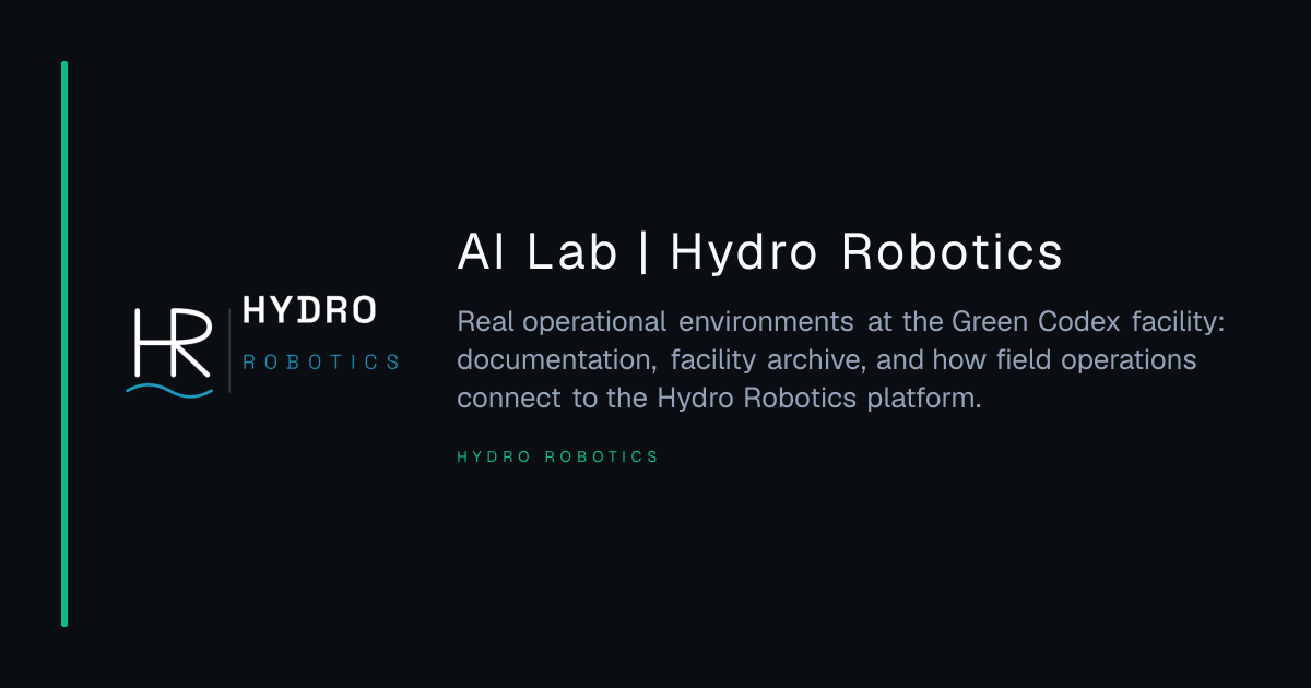 Laboratory | Hydro Robotics